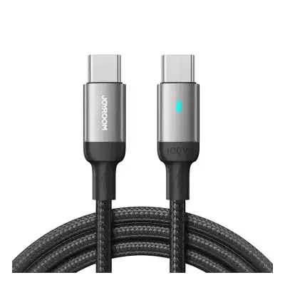 Joyroom S-CC100A10 100W Nylon Type-C To Type-C Cable 1M
